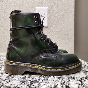 Dr. Martens 1460 Green Rub Off